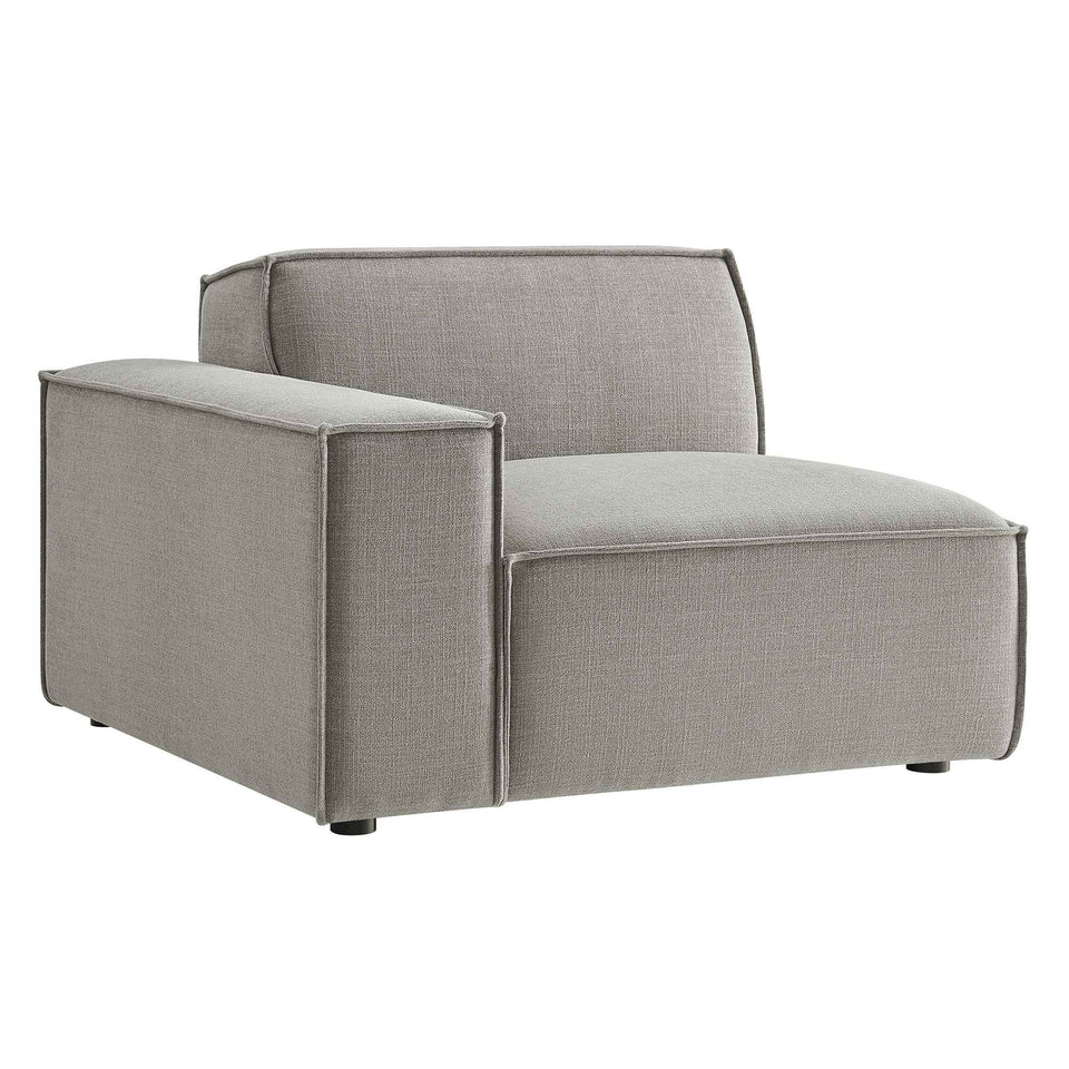 Restore Performance Fabric Upholstered Left-Facing Modular Lounge Chair by Modway