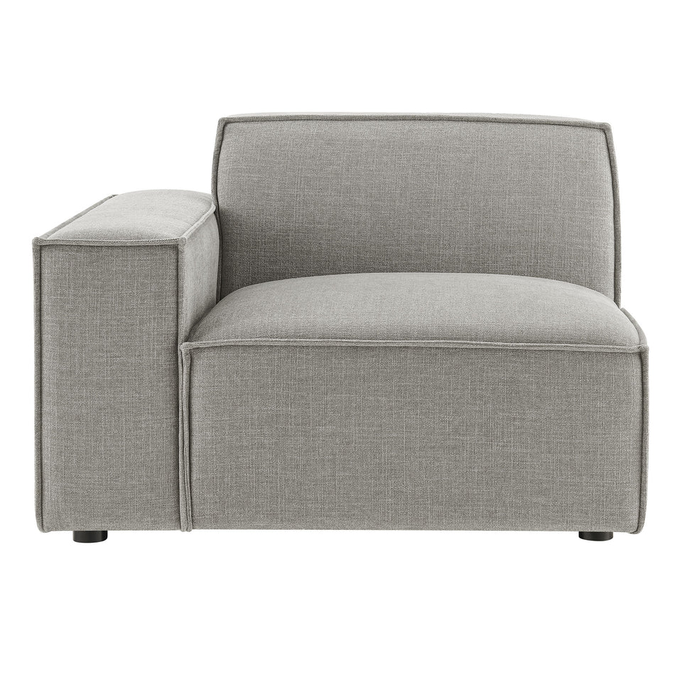 Restore Performance Fabric Upholstered Left-Facing Modular Lounge Chair by Modway