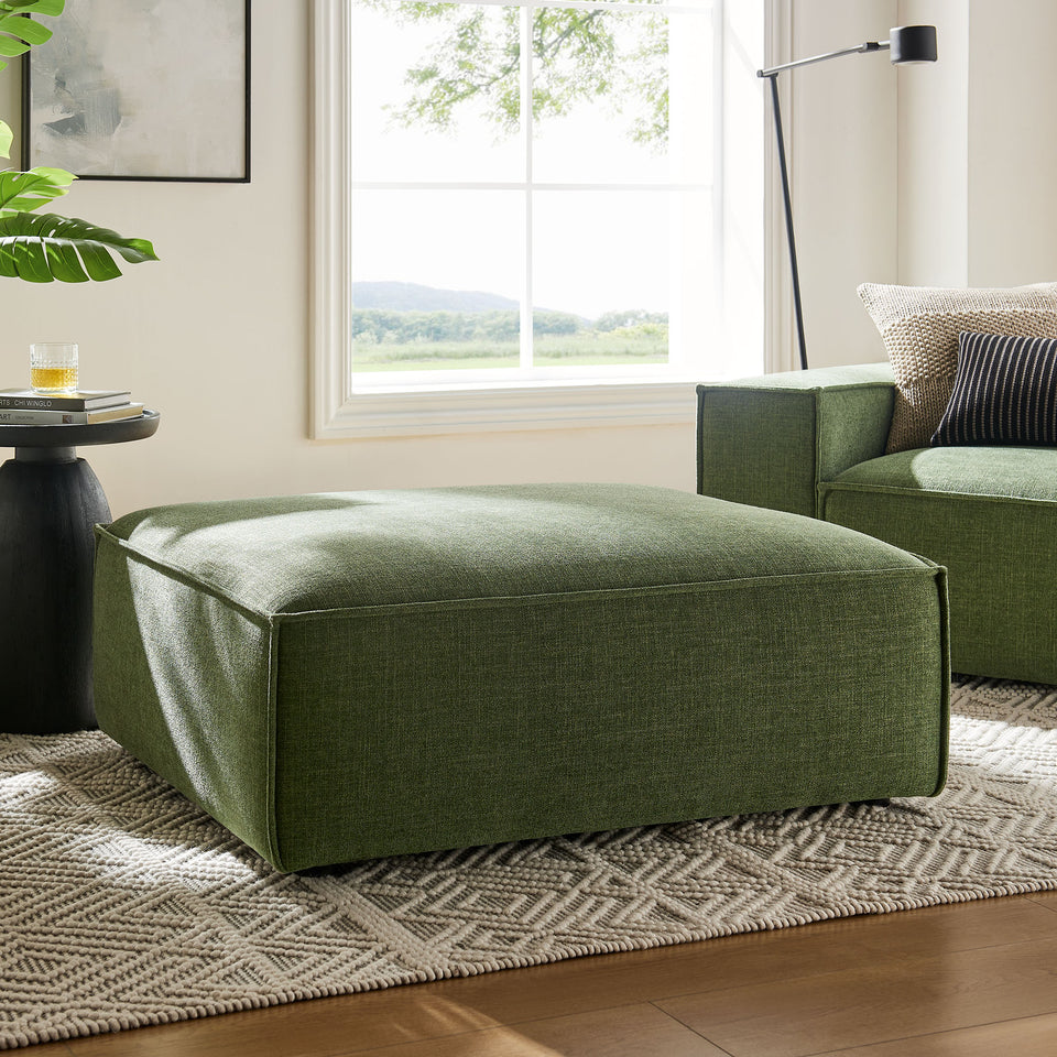Restore Performance Fabric Upholstered Modular Ottoman by Modway