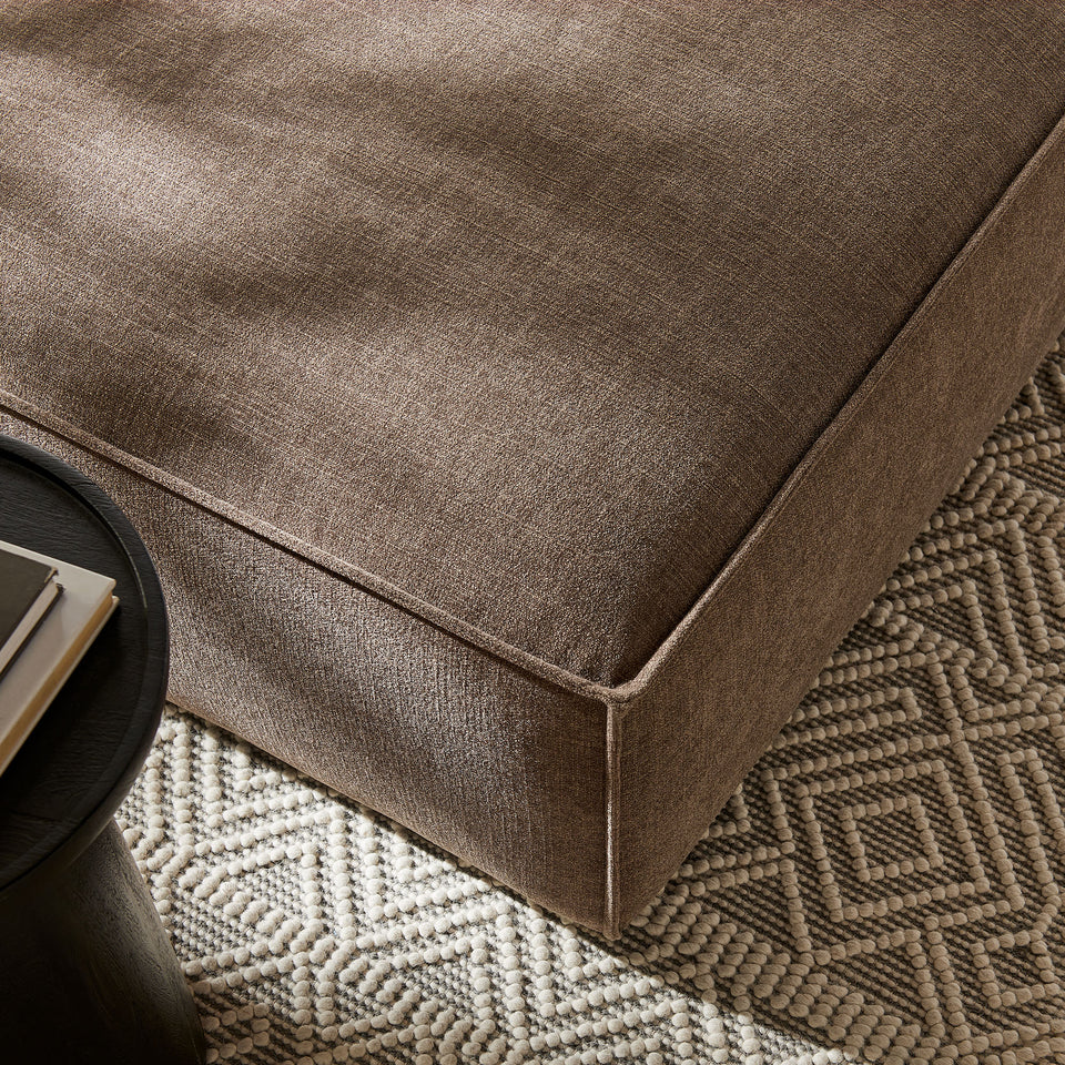 Restore Performance Fabric Upholstered Modular Ottoman by Modway