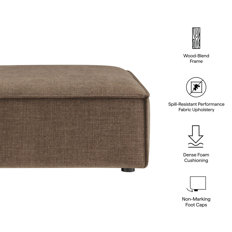 Restore Performance Fabric Upholstered Modular Ottoman by Modway