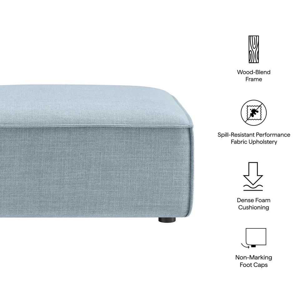 Restore Performance Fabric Upholstered Modular Ottoman by Modway