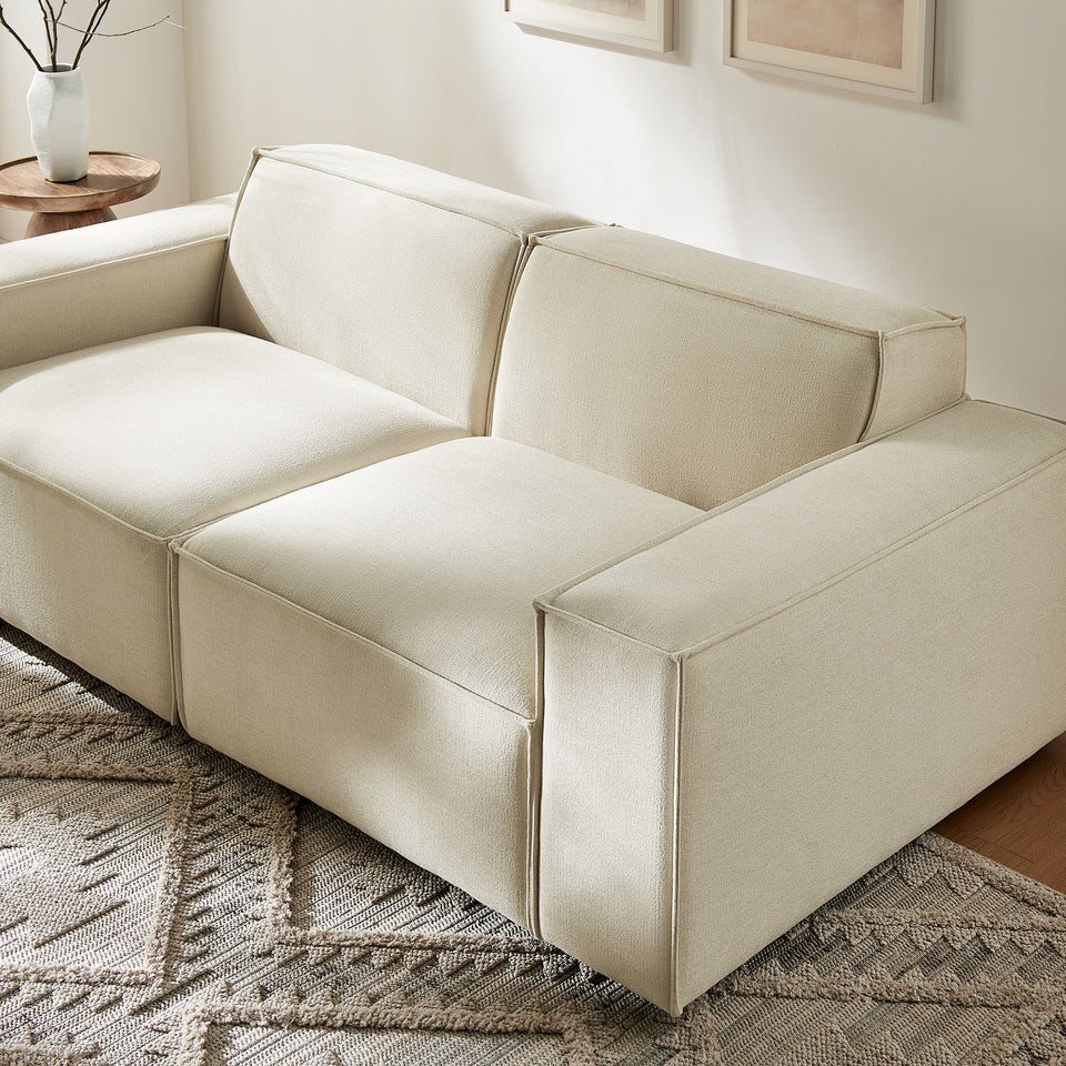 Restore 2-Piece Performance Fabric Upholstered Modular Loveseat by Modway