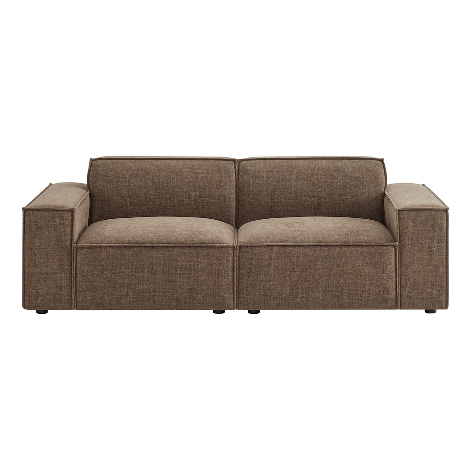 Restore 2-Piece Performance Fabric Upholstered Modular Loveseat by Modway