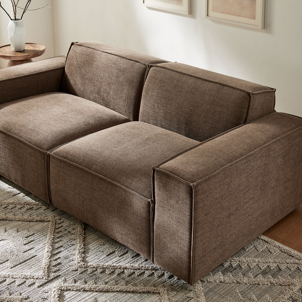 Restore 2-Piece Performance Fabric Upholstered Modular Loveseat by Modway