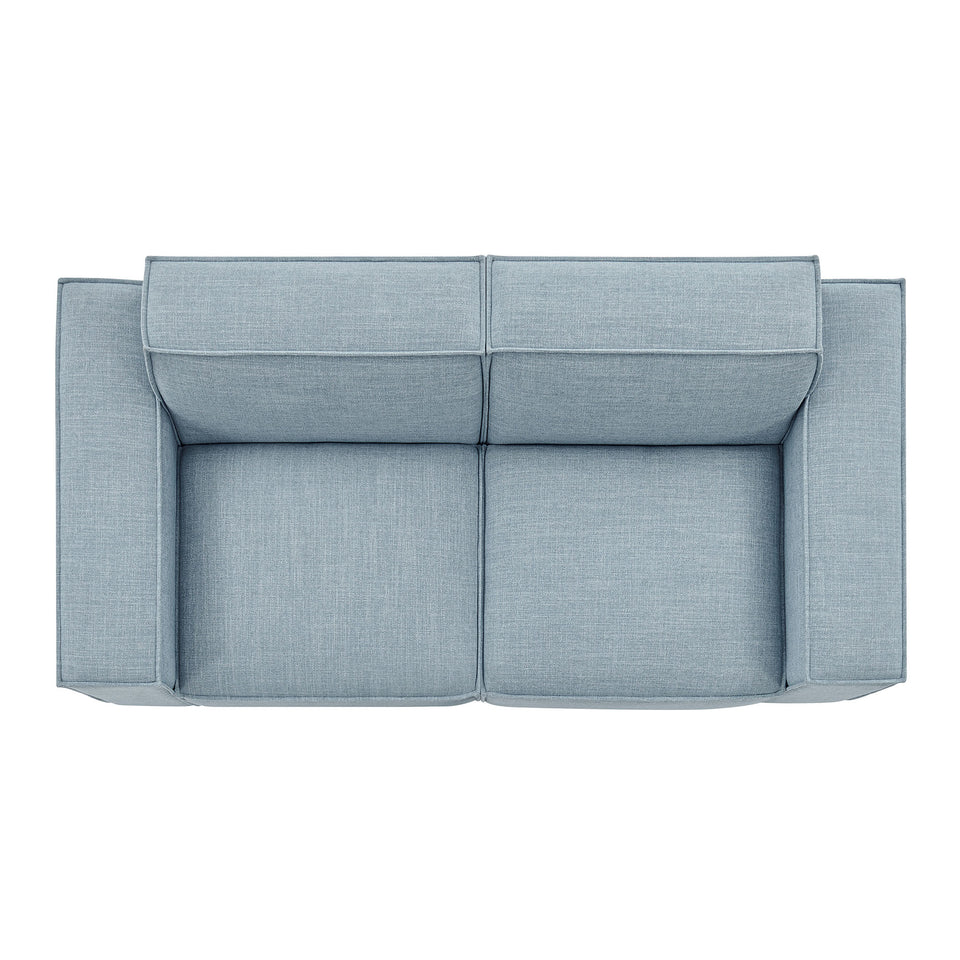 Restore 2-Piece Performance Fabric Upholstered Modular Loveseat by Modway