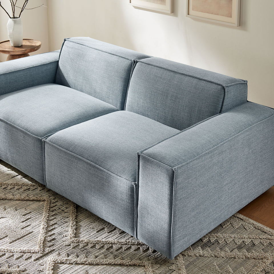 Restore 2-Piece Performance Fabric Upholstered Modular Loveseat by Modway
