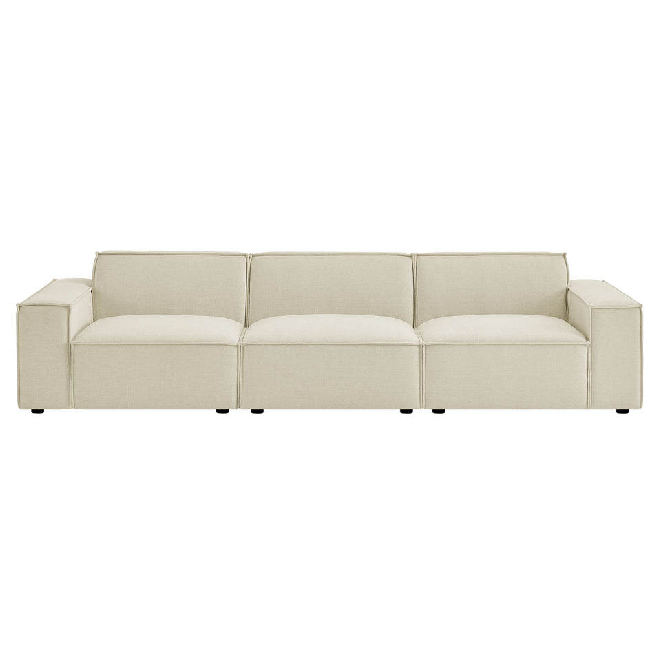 Restore 3-Piece Performance Fabric Upholstered Modular Sofa Set by Modway