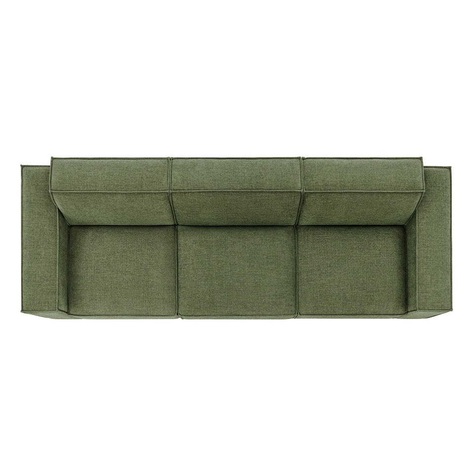 Restore 3-Piece Performance Fabric Upholstered Modular Sofa Set by Modway