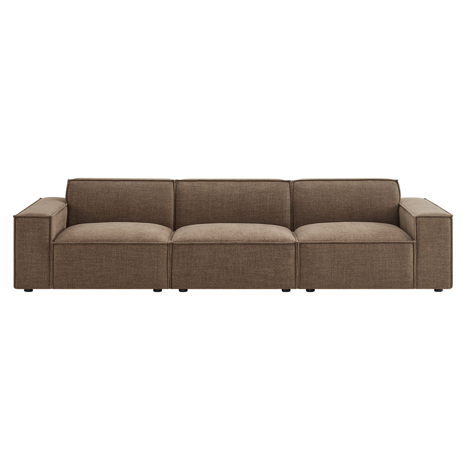 Restore 3-Piece Performance Fabric Upholstered Modular Sofa Set by Modway