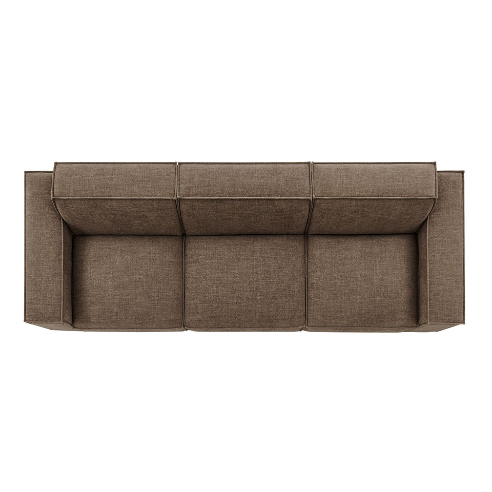 Restore 3-Piece Performance Fabric Upholstered Modular Sofa Set by Modway