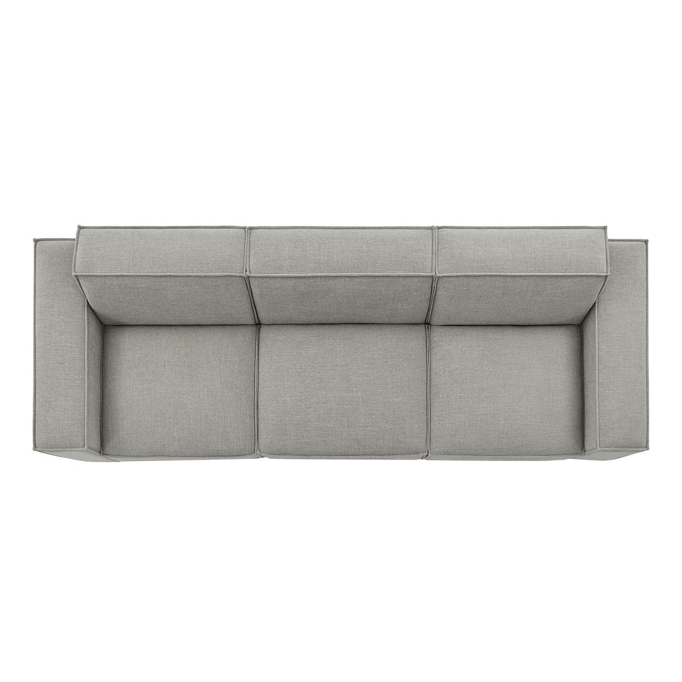Restore 3-Piece Performance Fabric Upholstered Modular Sofa Set by Modway