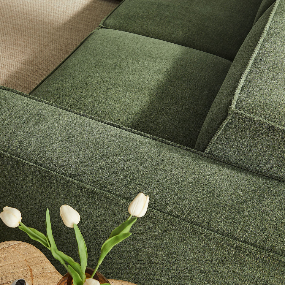 Restore 5-Piece Performance Fabric Upholstered Modular L-Shaped Sofa by Modway
