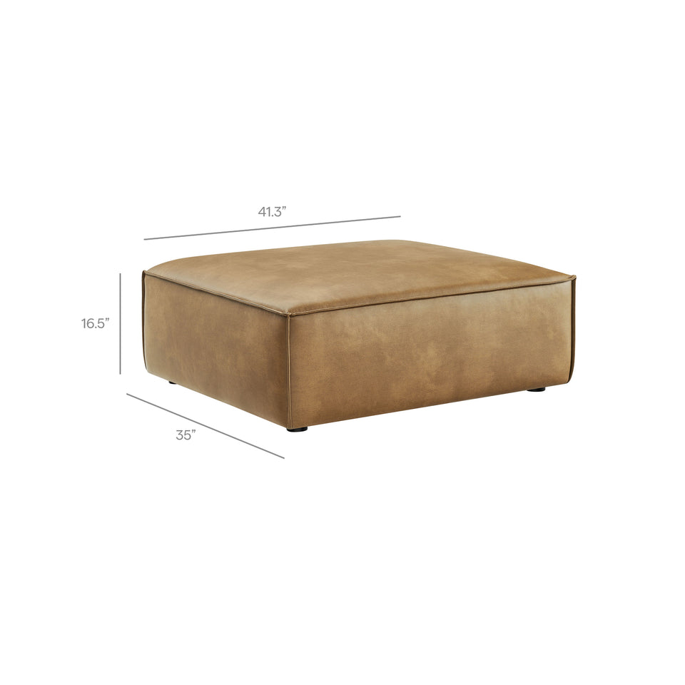 Restore 6-Piece Vegan Leather Modular Sectional Sofa by Modway