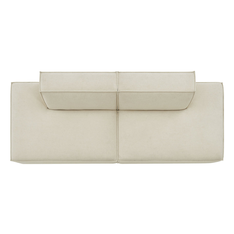 Restore 2-Piece Performance Fabric Upholstered Modular Loveseat by Modway