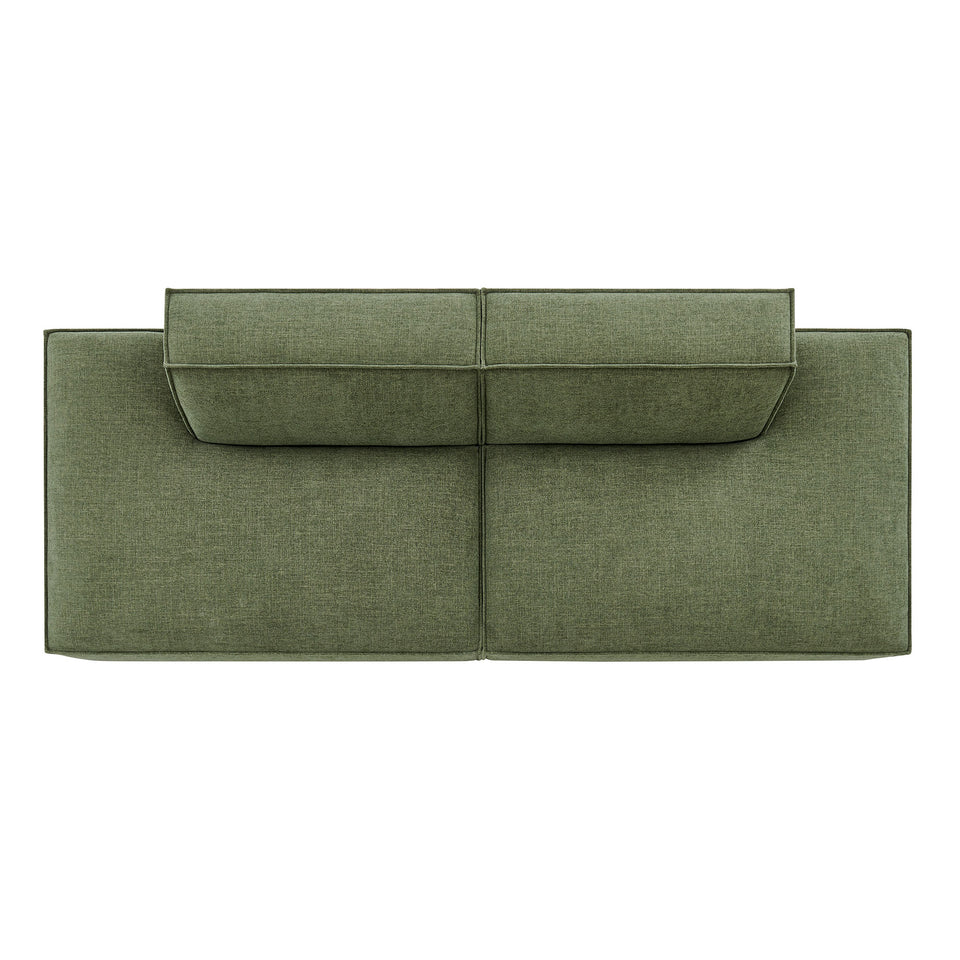 Restore 2-Piece Performance Fabric Upholstered Modular Loveseat by Modway