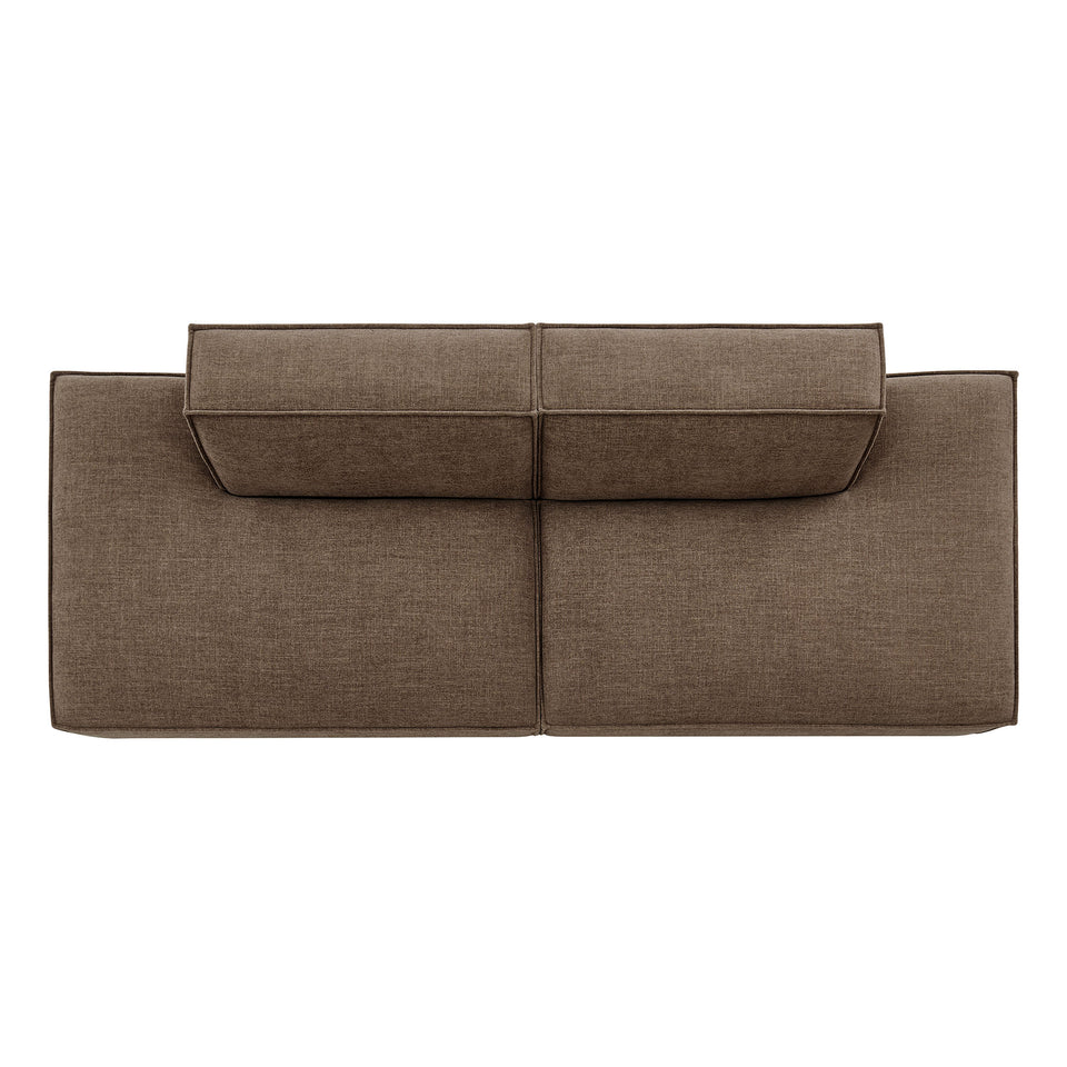 Restore 2-Piece Performance Fabric Upholstered Modular Loveseat by Modway