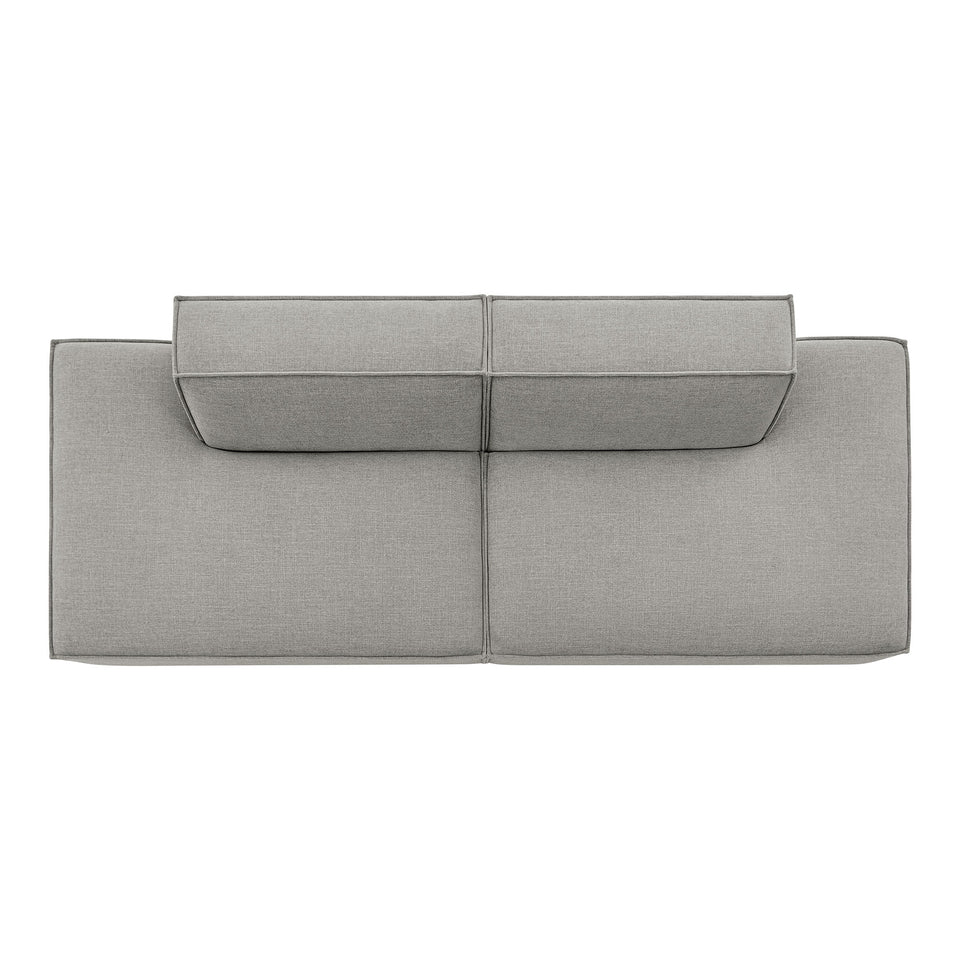 Restore 2-Piece Performance Fabric Upholstered Modular Loveseat by Modway