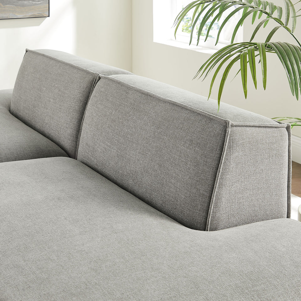 Restore 2-Piece Performance Fabric Upholstered Modular Loveseat by Modway