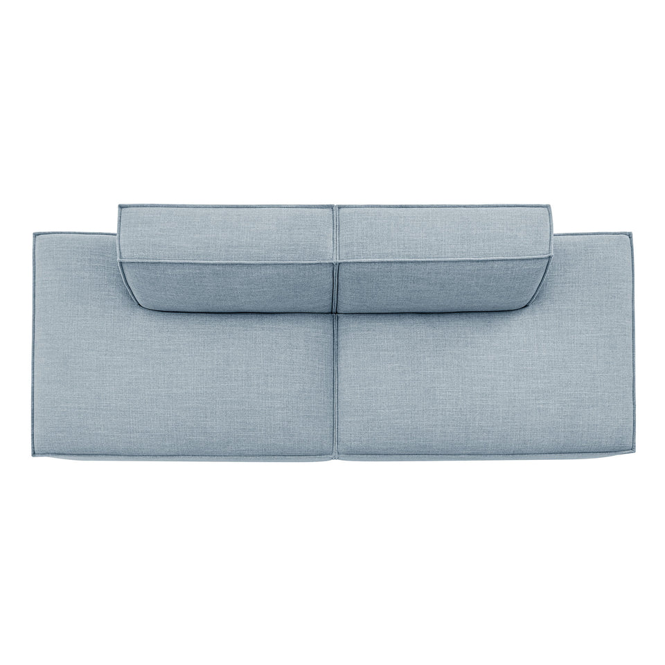 Restore 2-Piece Performance Fabric Upholstered Modular Loveseat by Modway