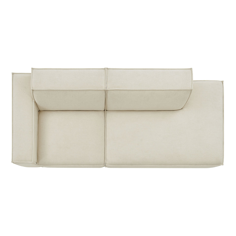 Restore 2-Piece Performance Fabric Upholstered Modular Loveseat by Modway