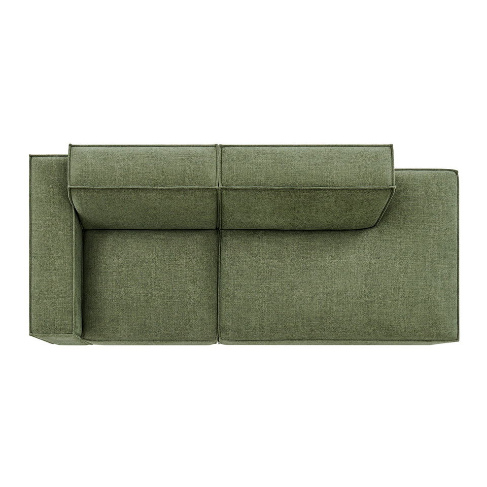 Restore 2-Piece Performance Fabric Upholstered Modular Loveseat by Modway