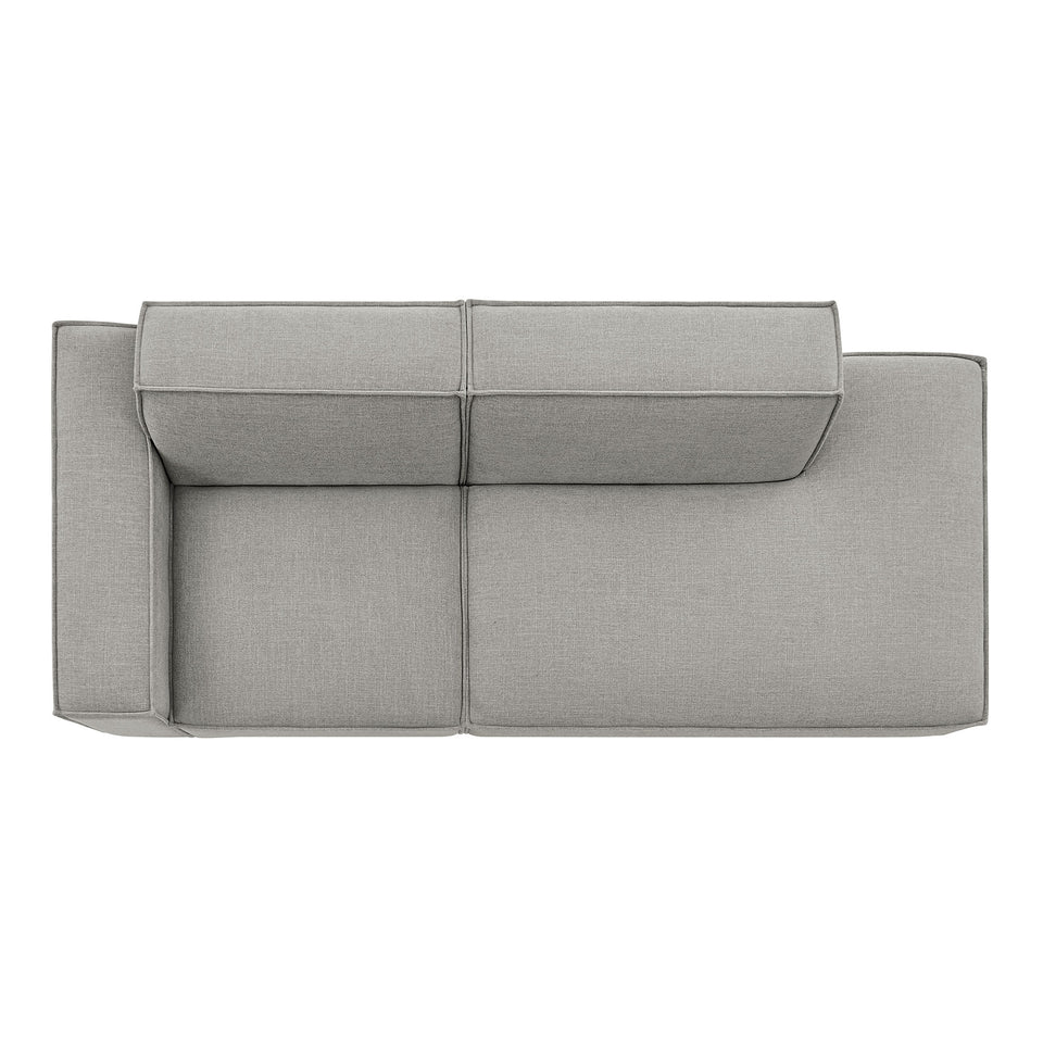 Restore 2-Piece Performance Fabric Upholstered Modular Loveseat by Modway