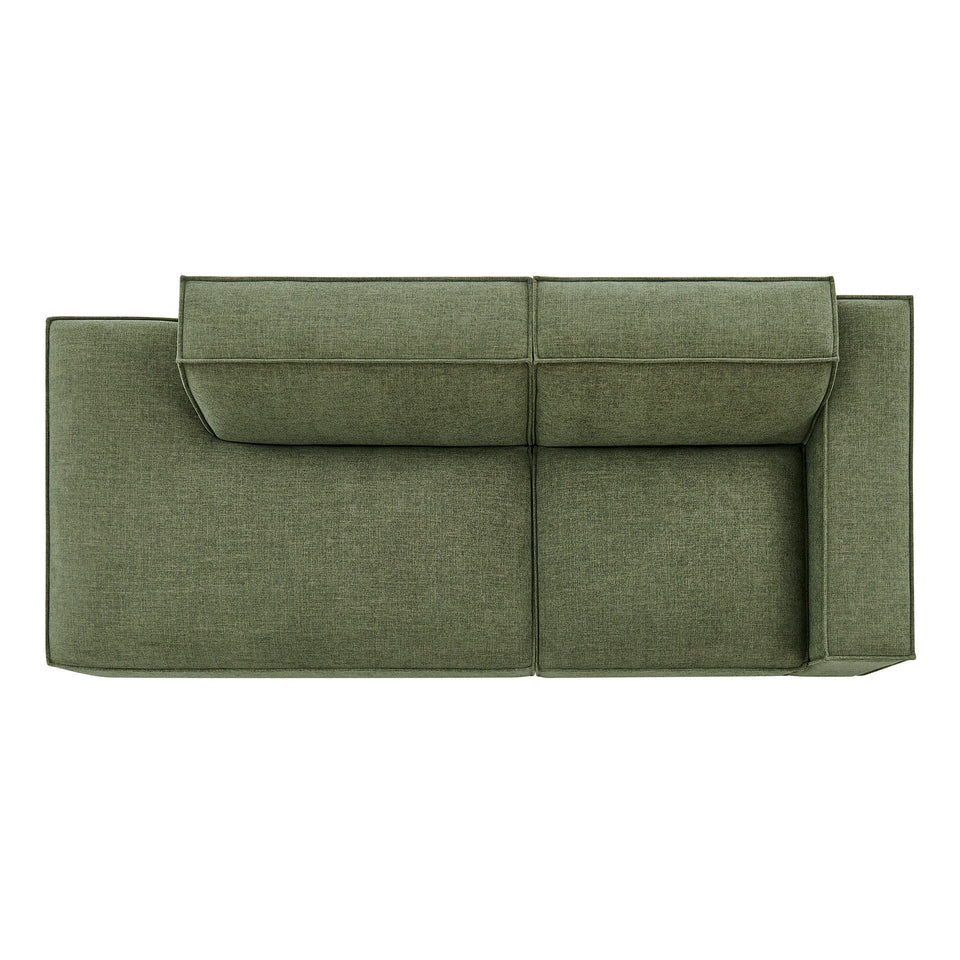 Restore 2-Piece Performance Fabric Upholstered Modular Loveseat by Modway