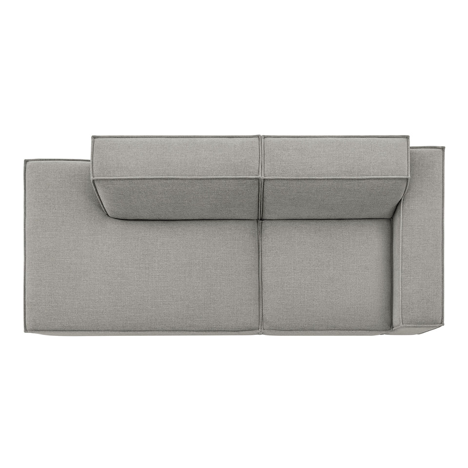 Restore 2-Piece Performance Fabric Upholstered Modular Loveseat by Modway
