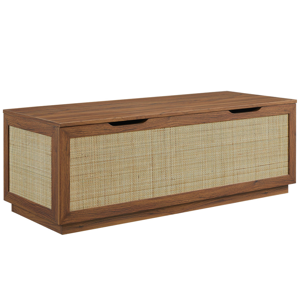 Soma Fluted 3-in-1 Hall Tree With Storage Bench and Coat Rack by Modway