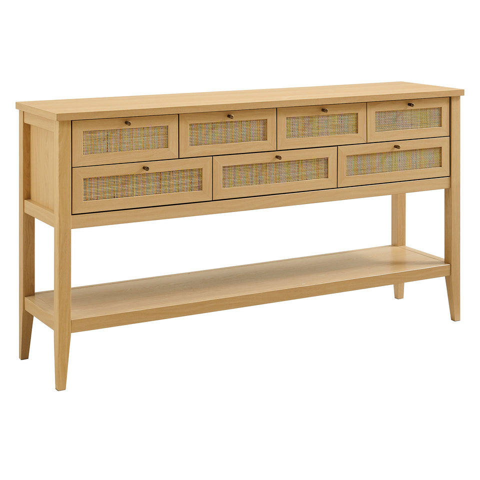 Soma 62 Inch Rattan Console Table by Modway