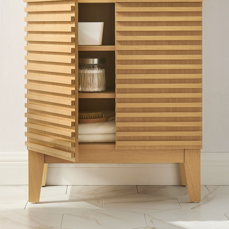 Render Freestanding Bathroom Storage Cabinet by Modway