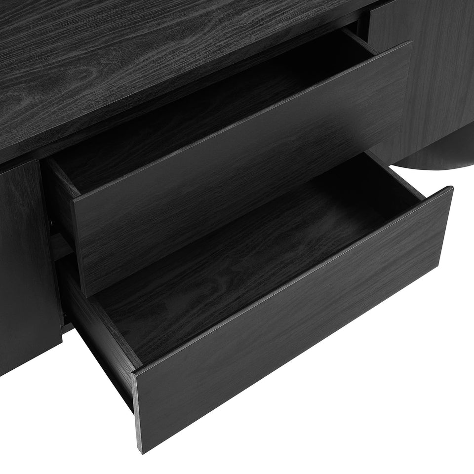 Duval 71 Inch Oval TV Cabinet by Modway