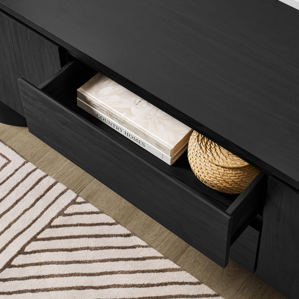 Duval 71 Inch Oval TV Cabinet by Modway