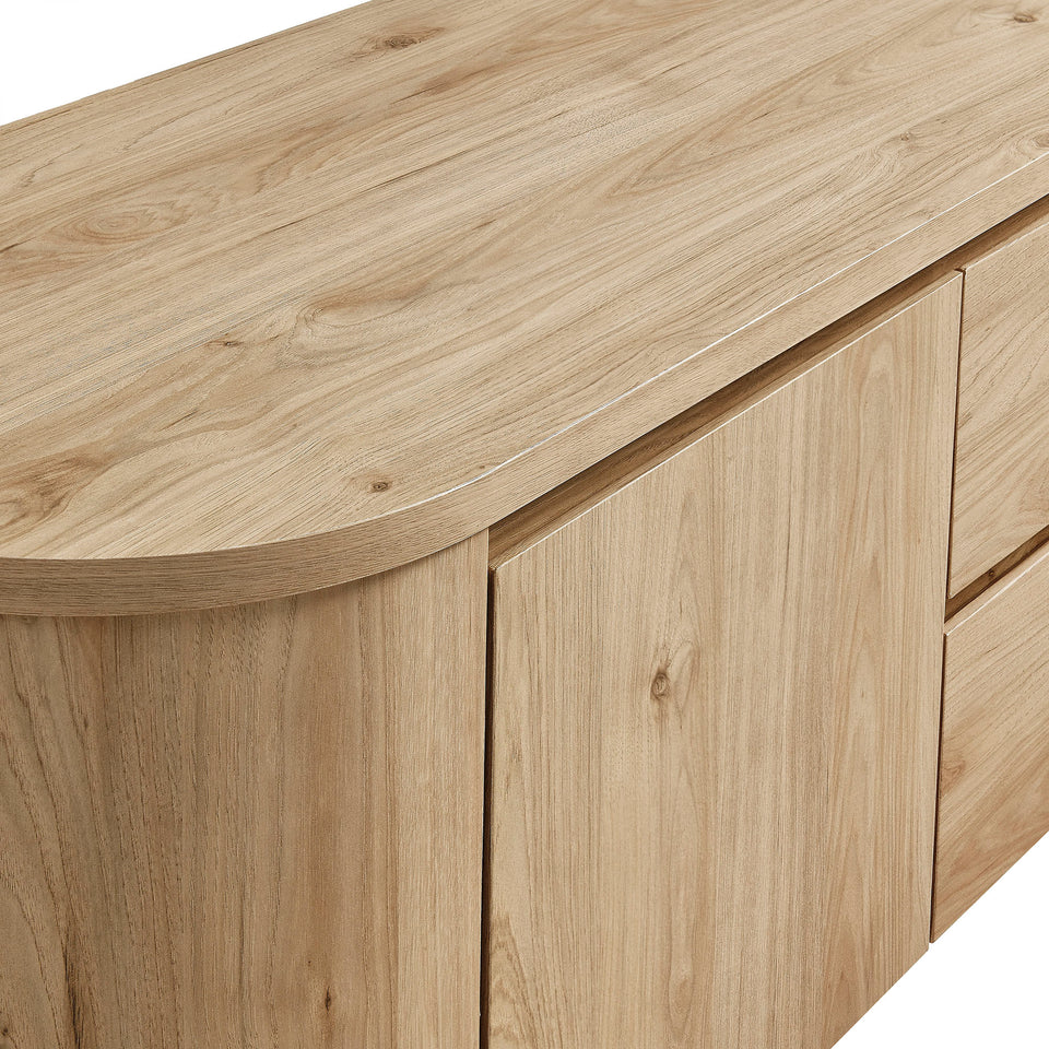 Duval 71 Inch Oval TV Cabinet by Modway