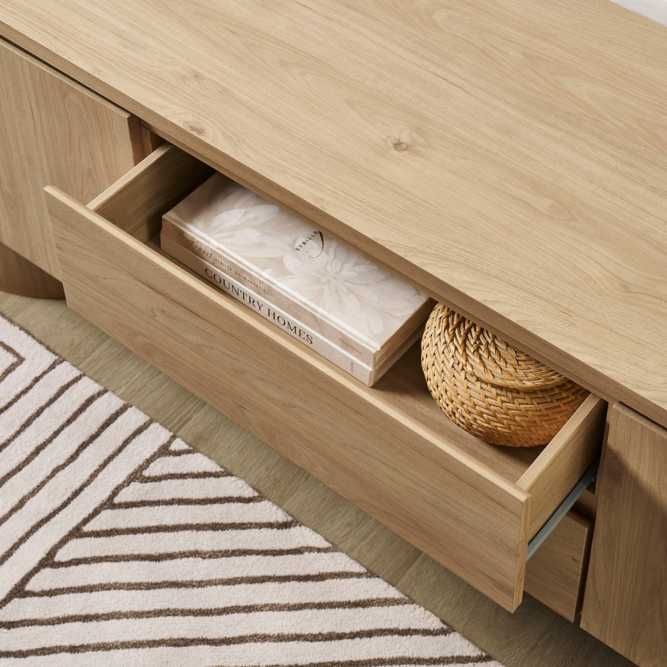 Duval 71 Inch Oval TV Cabinet by Modway