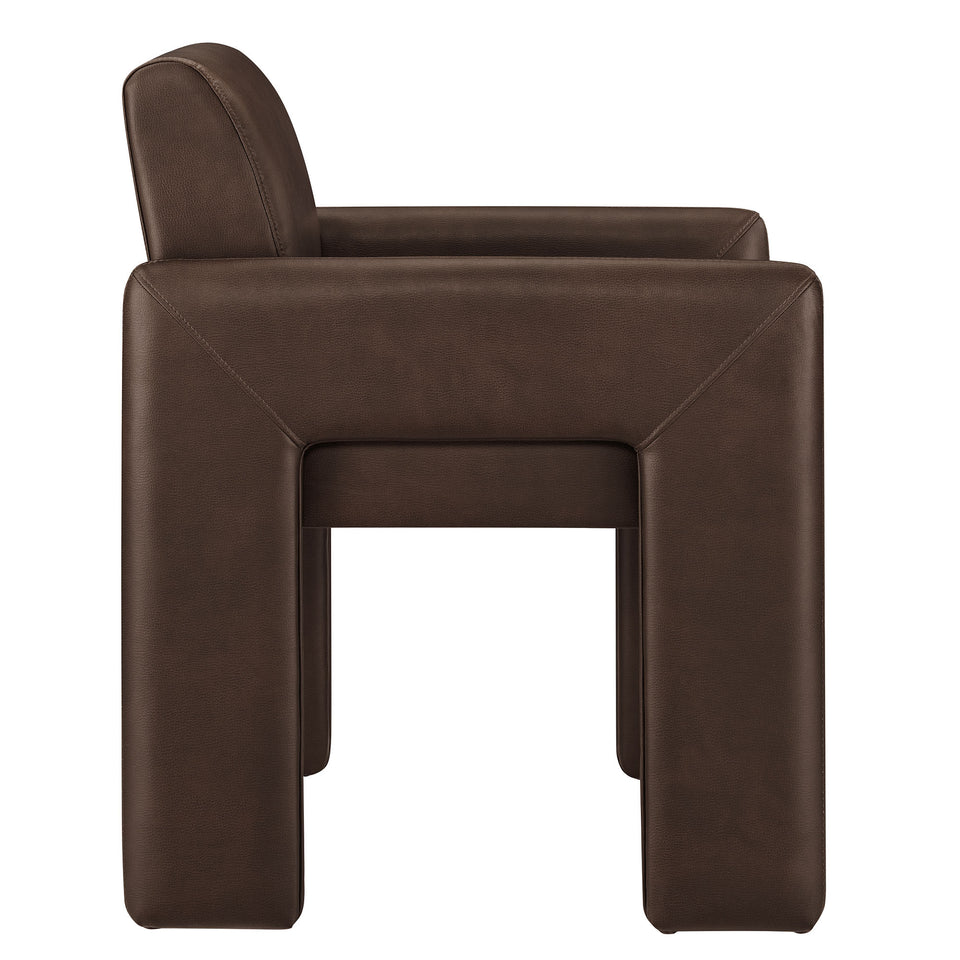 Daven Vegan Leather Dining Armchair by Modway