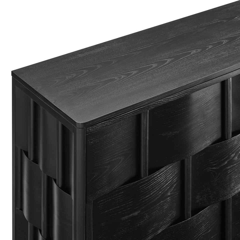 Foundry 71" Woven Design Buffet Storage Cabinet by Modway