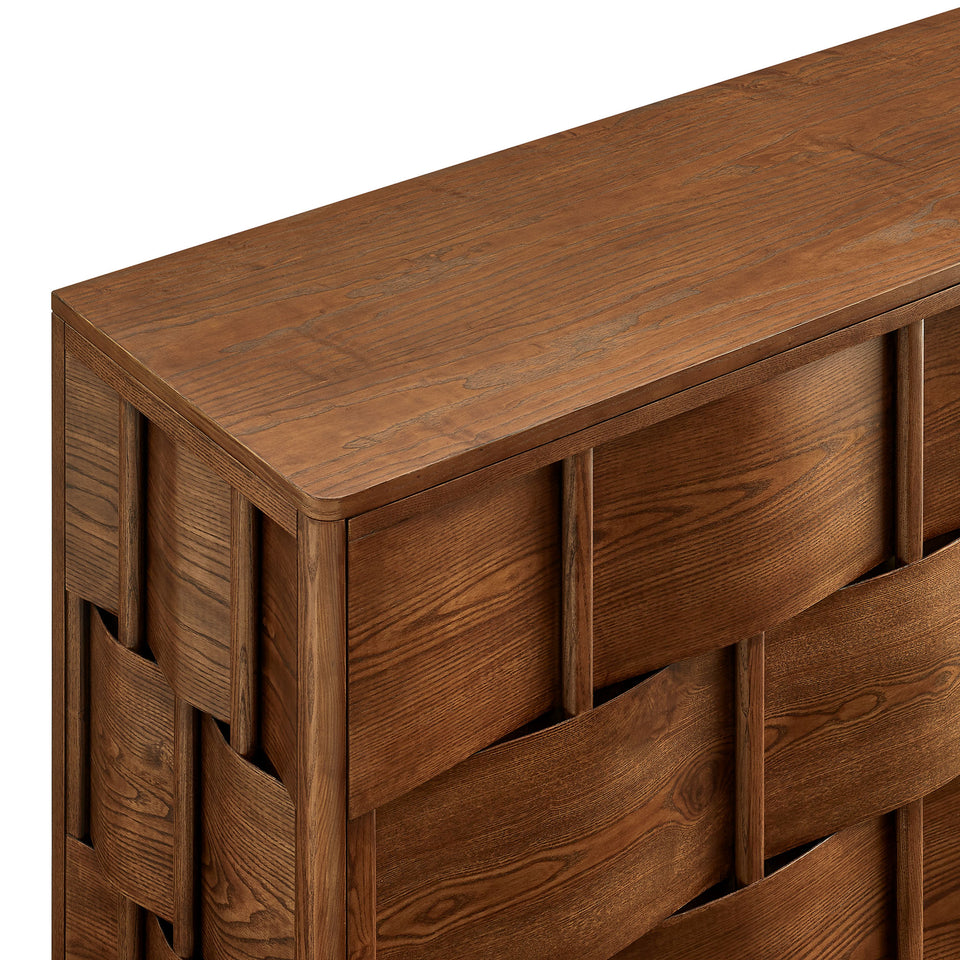 Foundry 71" Woven Design Buffet Storage Cabinet by Modway