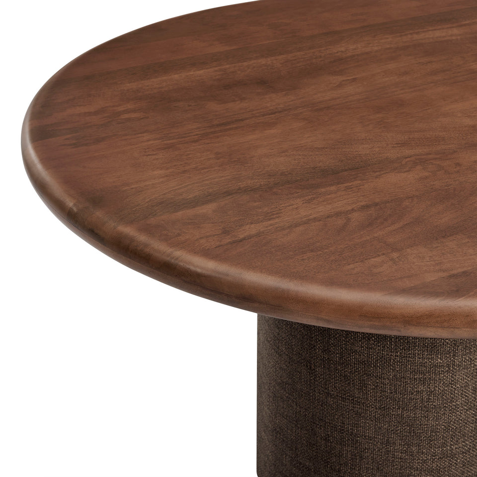 Enric 84 Inch Mango Wood Oval Dining Table by Modway