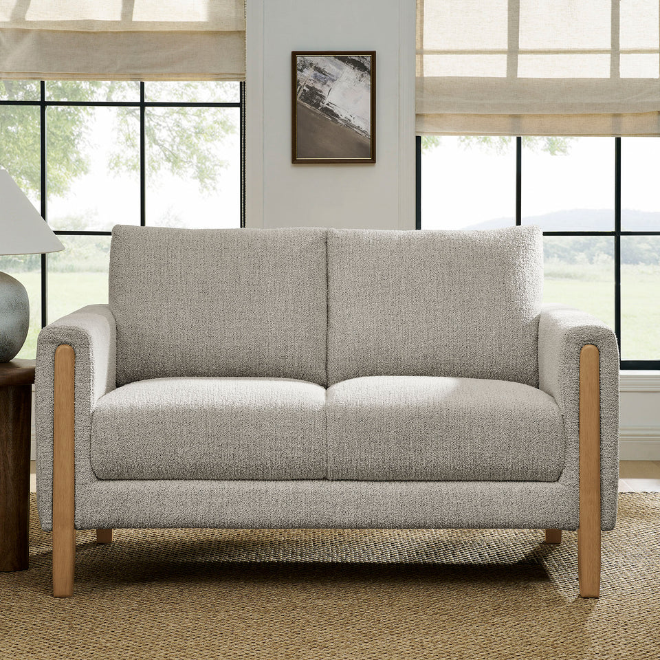 Hawken Boucle Fabric Loveseat by Modway