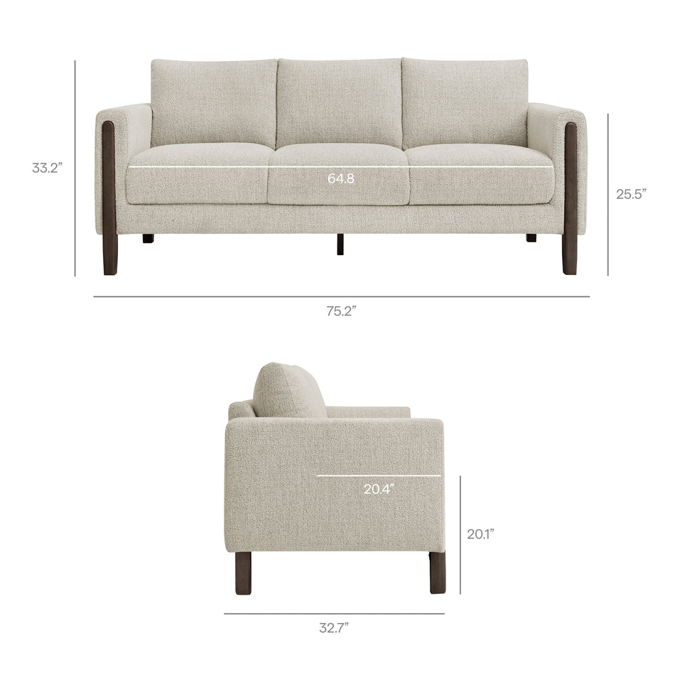 Hawken Boucle Fabric Sofa by Modway