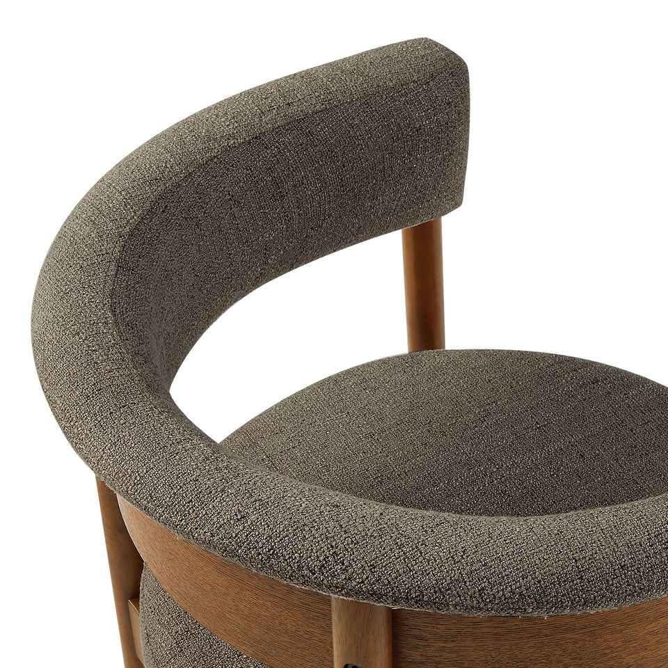 Clea Curved Upholstered Dining Chairs Set Of 2 by Modway