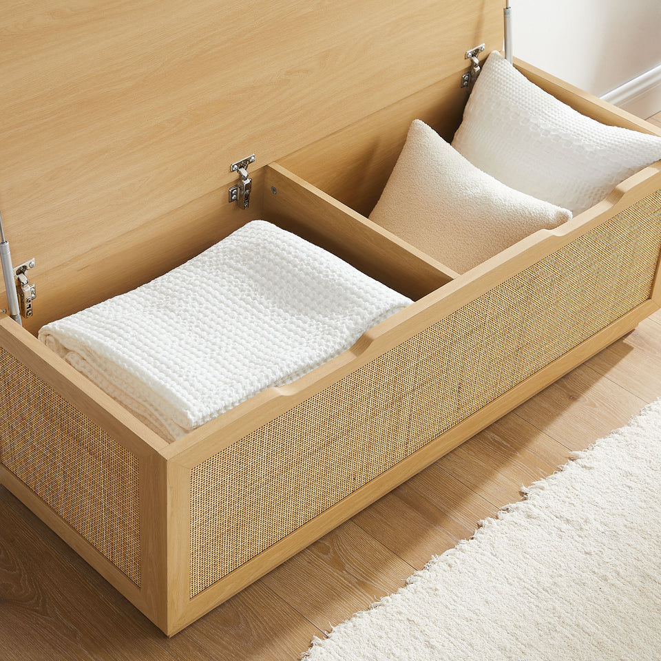 Soma Fluted 3-in-1 Hall Tree With Storage Bench and Coat Rack by Modway