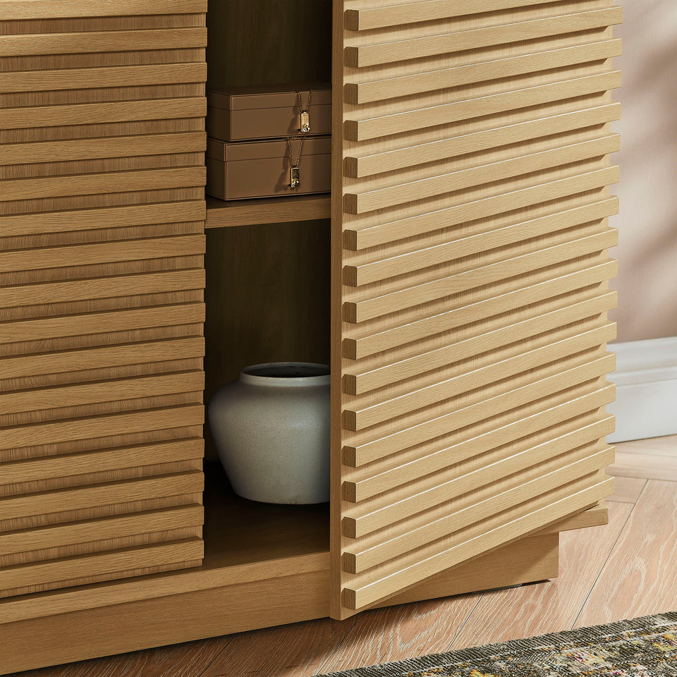 Render 2-Door Fluted Accent Cabinet by Modway