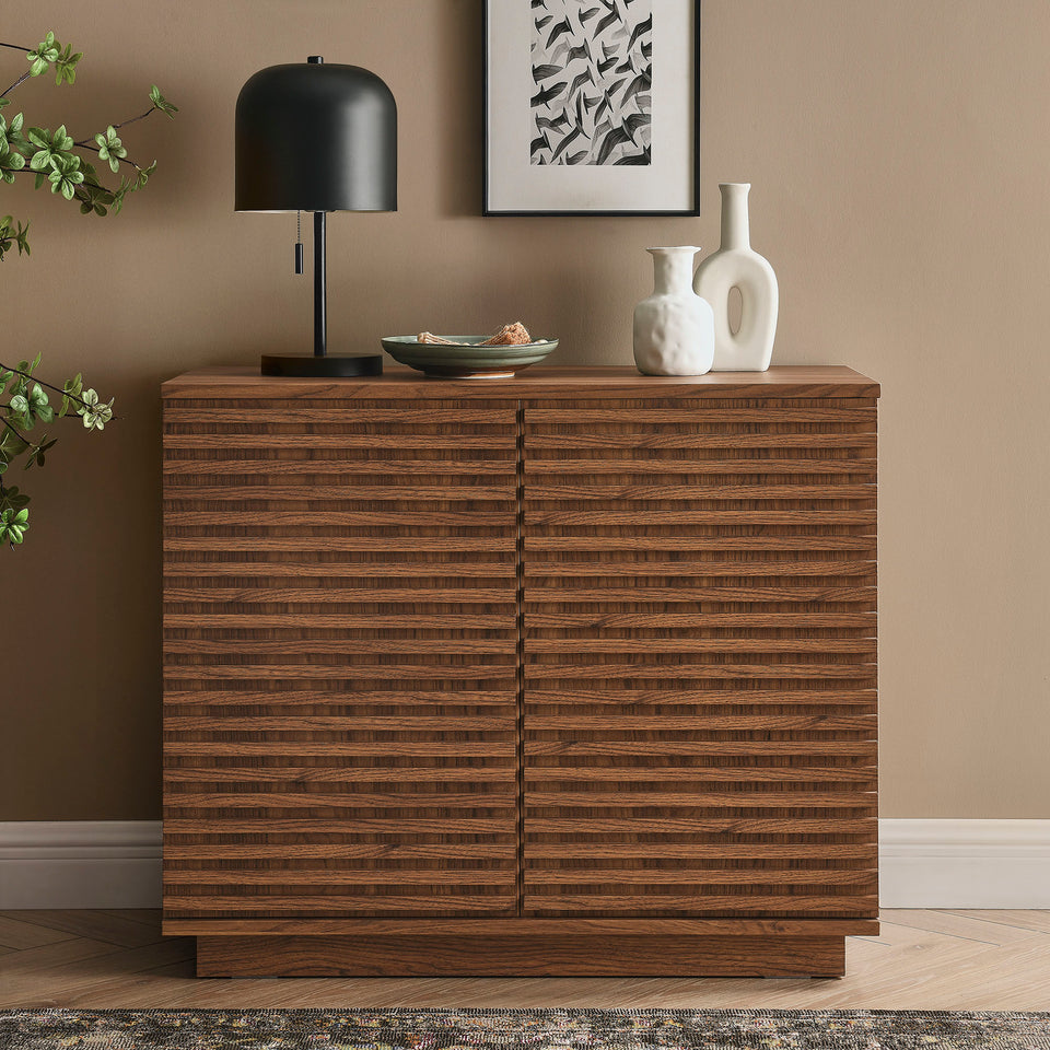 Render 2-Door Fluted Accent Cabinet by Modway