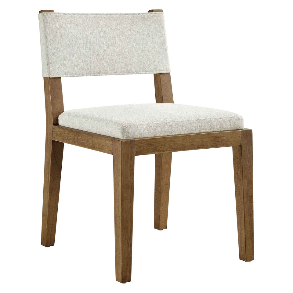 Calder Fabric Upholstered Wood Armless Dining Chair by Modway