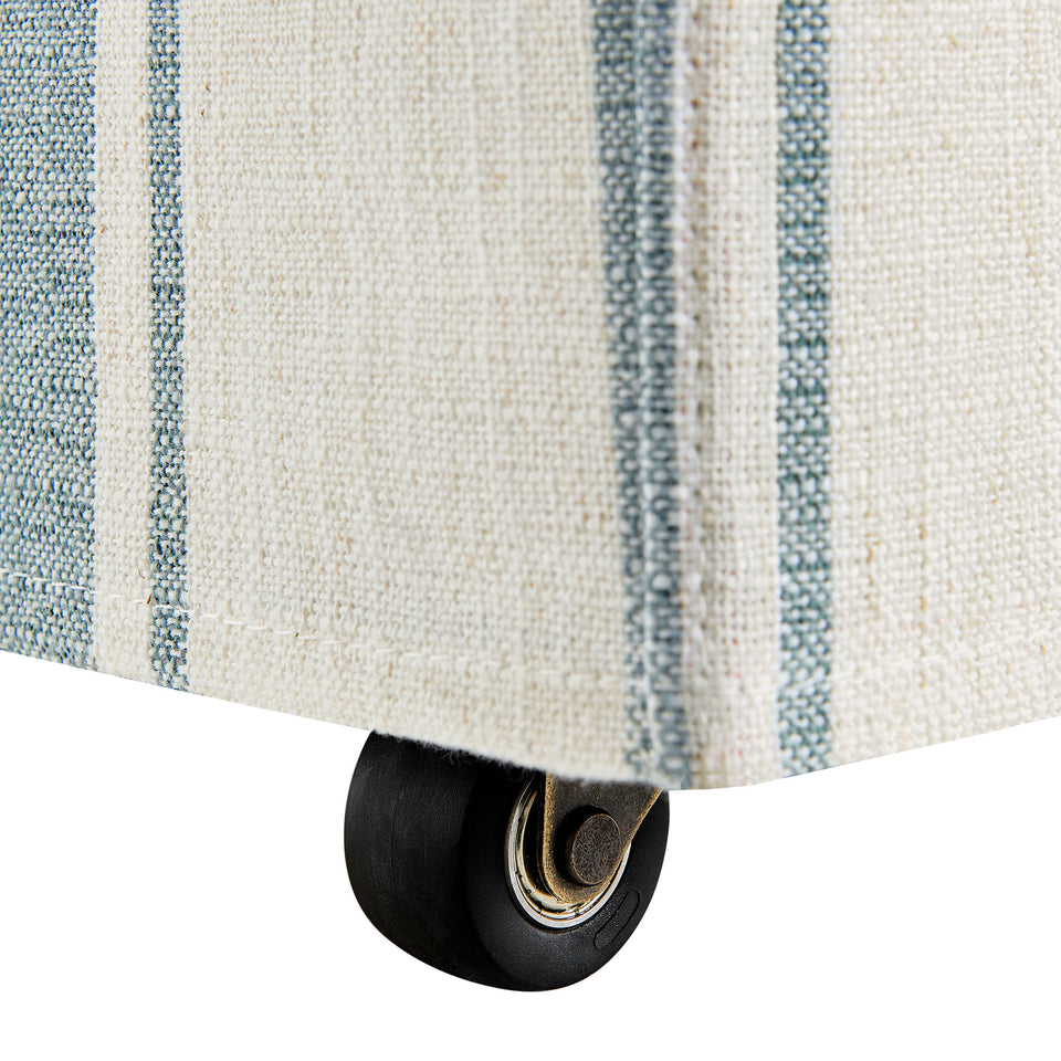 Tessera Striped Slipcovered Dining Side Chair by Modway
