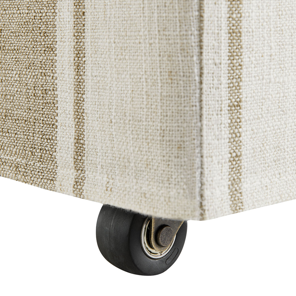 Tessera Striped Slipcovered Dining Side Chair by Modway