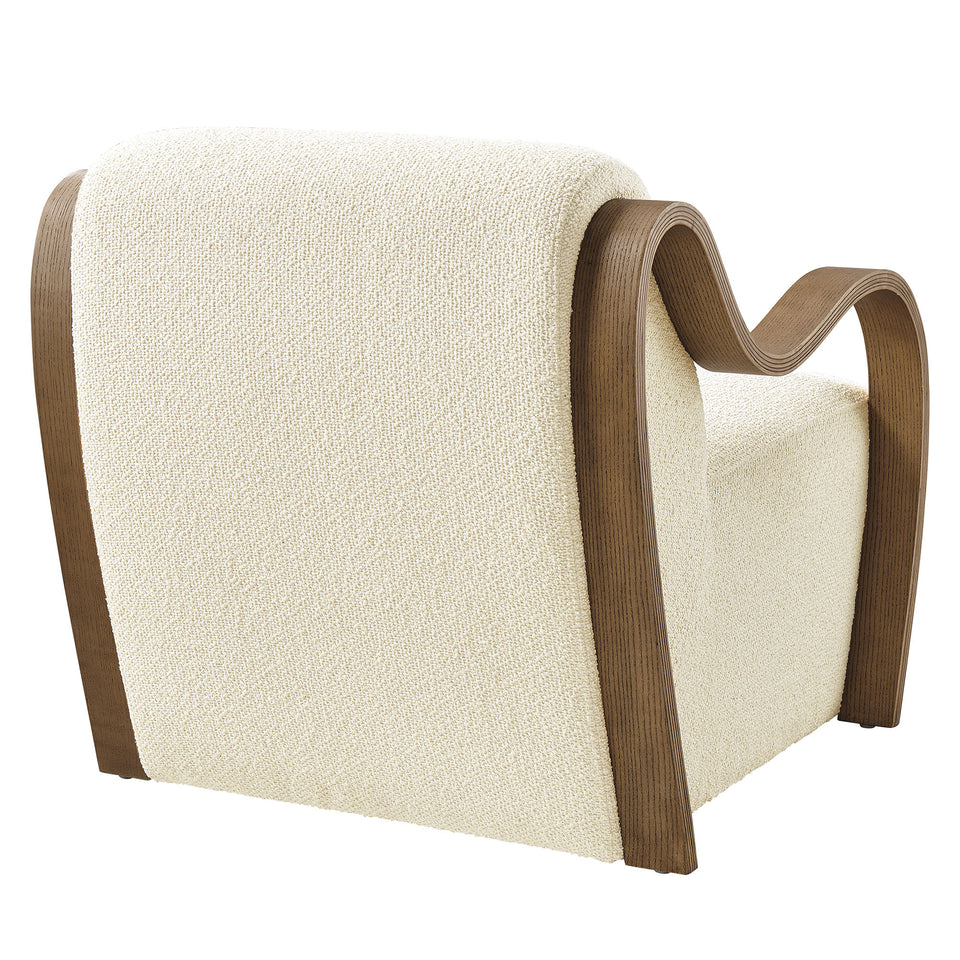 Atrium Lattice Boucle Accent Armchair by Modway